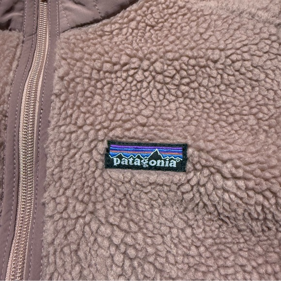 Patagonia Retro X deep pile jacket rose taupe pink Medium women - Picture 3 of 6